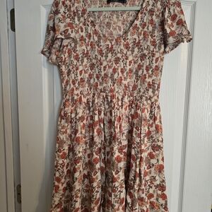 Floral Print Women's Dress